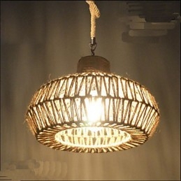 Vintage ručne vyrábané umelecké diela Kreatívna lusterová lampa.