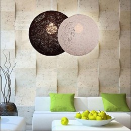 CreativeAmerican Country Creative Cany Art Color Droplight and Spherical Shape Light