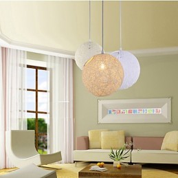 CreativeAmerican Country Creative Cany Art Color Droplight and Spherical Shape Light