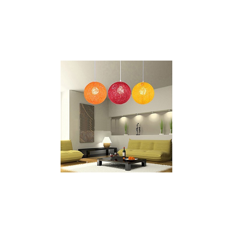 CreativeAmerican Country Creative Cany Art Color Droplight and Spherical Shape Light