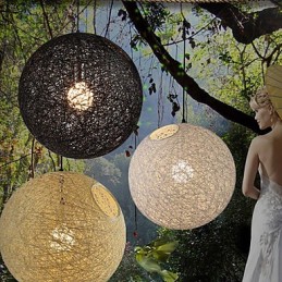 CreativeAmerican Country Creative Cany Art Color Droplight and Spherical Shape Light