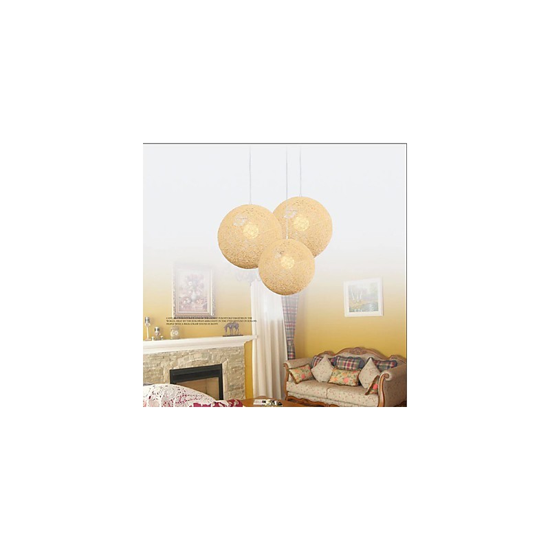 CreativeAmerican Country Creative Cany Art Color Droplight and Spherical Shape Light