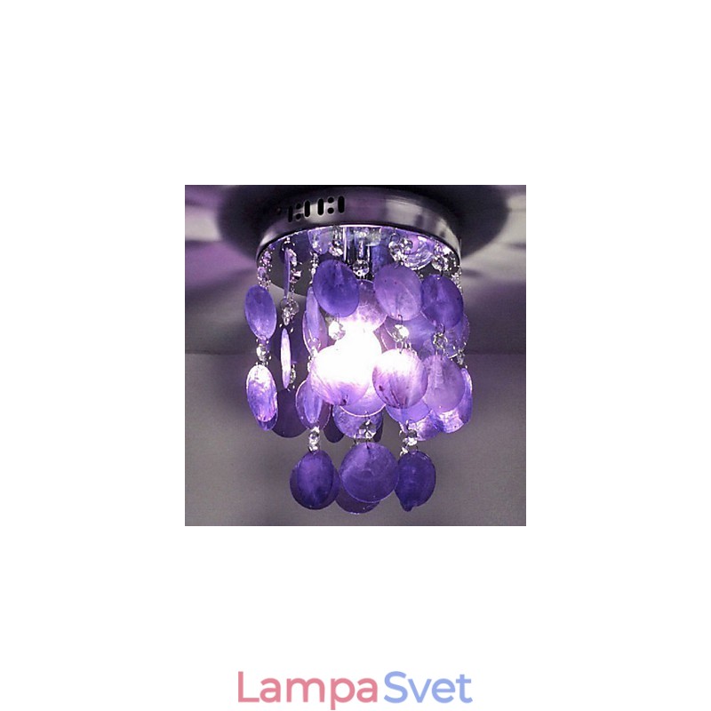 Moderné chrómové závesné svietidlo v mini štýle