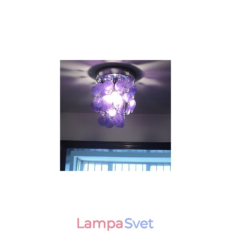 Moderné chrómové závesné svietidlo v mini štýle