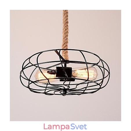 Vintage American Lron Rope Creative Industrial Fan Luster Vintage American Lron Rope Creative Industrial Fan Luster