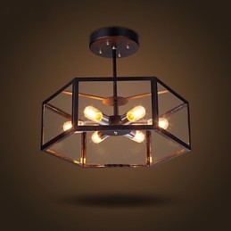 Sklenený luster Moderný minimalistický Mediterranean Cafe Nordic Lamps Luster