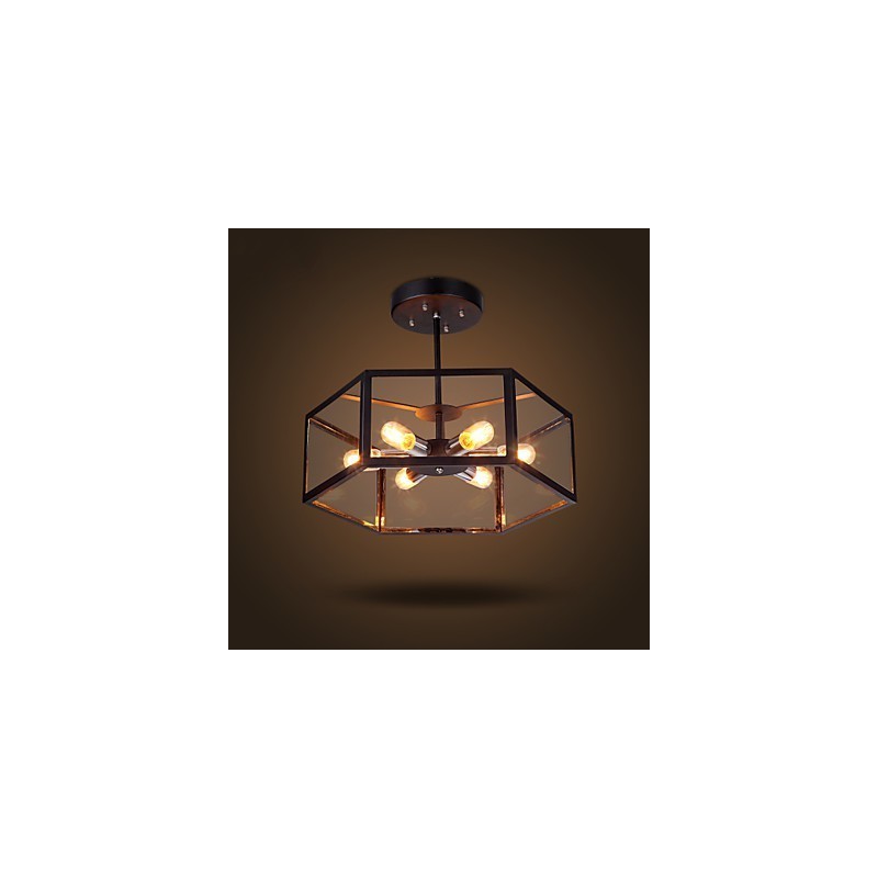 Sklenený luster Moderný minimalistický Mediterranean Cafe Nordic Lamps Luster