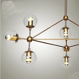 Luster Golden Beans 10 Light so skleneným tienidlom