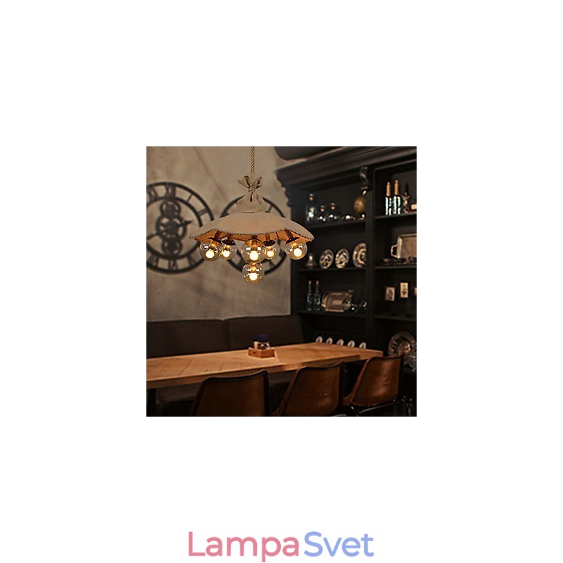 Vidiecka maľba kovový prívesok na luster LightBedroom
