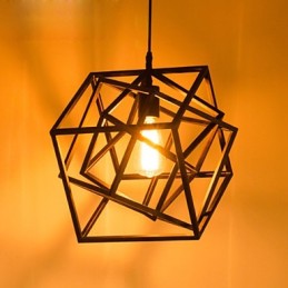 Retro klasické kovové stropné svietidlá Jednoduché závesné svietidlá Závesná kaviarenská lampa