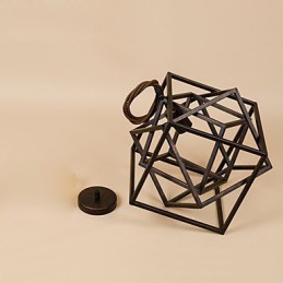 Retro klasické kovové stropné svietidlá Jednoduché závesné svietidlá Závesná kaviarenská lampa