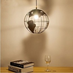 Nordic Modern Simple Earth Jednohlavá závesná lampa