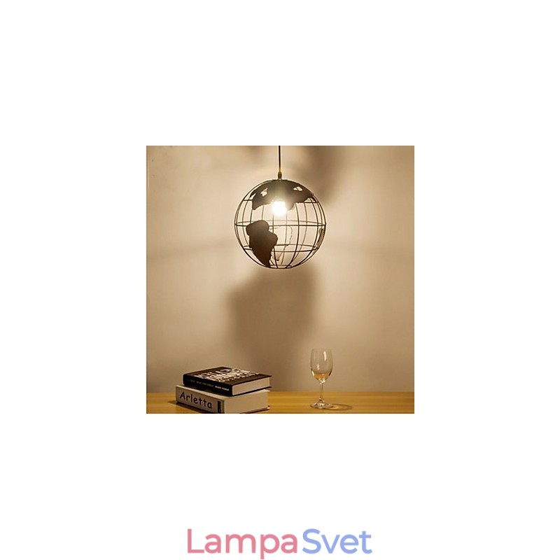 Nordic Modern Simple Earth Jednohlavá závesná lampa