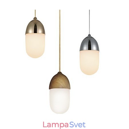 Závesná lampa Mini Acorn 1 Svetlá Mordern Jednoduchosť Zlatá chrómová Drevená povrchová úprava Uhlíková oceľ a sklo Droplight Závesná lampa Mini Acorn 1 Svetlá Mordern Jednoduchosť Zlatá chrómová Drevená povrchová úprava Uhlíková oceľ a sklo Droplight