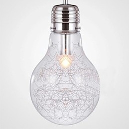 Závesné svetlá Tradičné klasické rustikálne Lodge Vintage Retro Glass