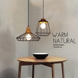 Severský kreatívny kovaný luster Cafe Retro Net Droplight