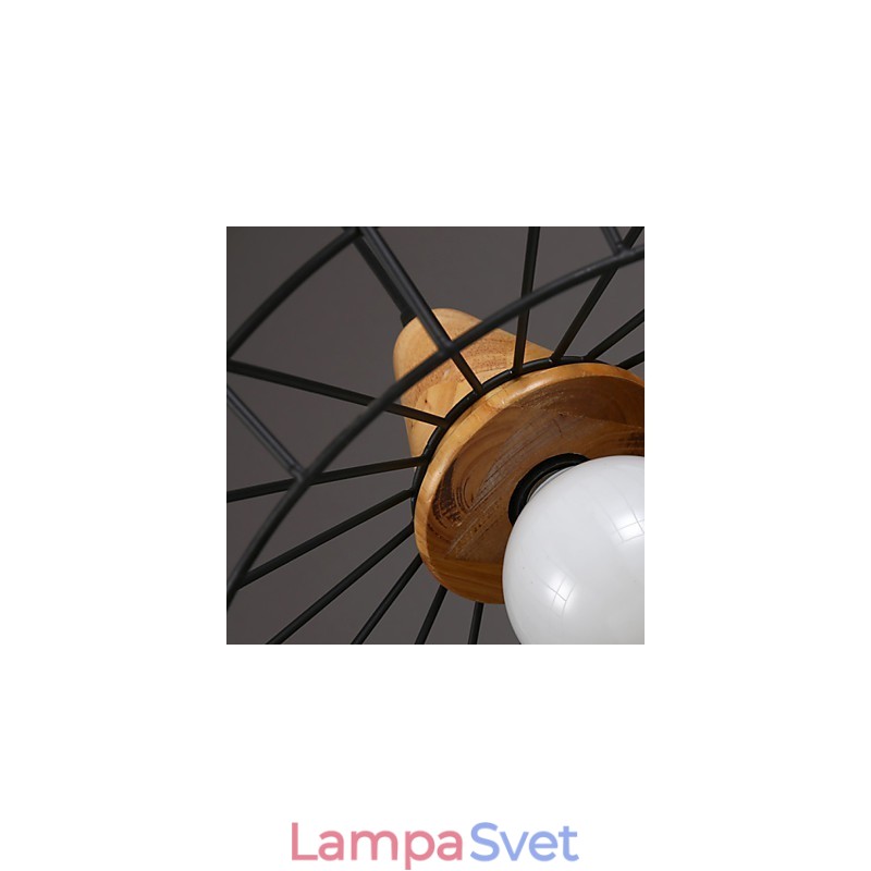 Severský kreatívny kovaný luster Cafe Retro Net Droplight