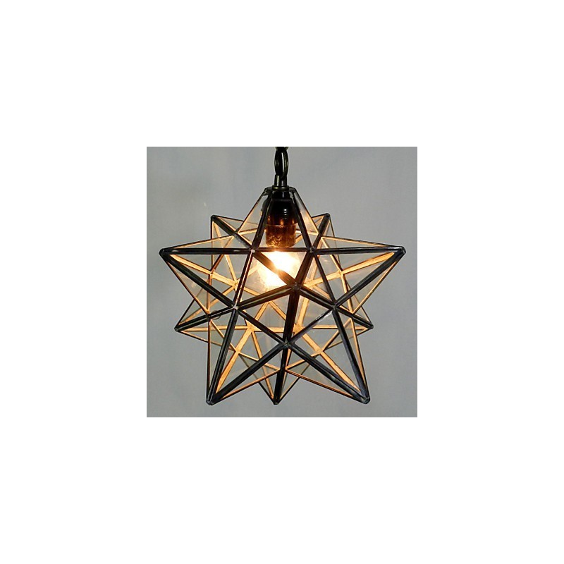 Zmluvná a súčasná lustrová lampa Pentagon Star Light