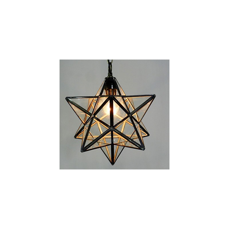 Zmluvná a súčasná lustrová lampa Pentagon Star Light