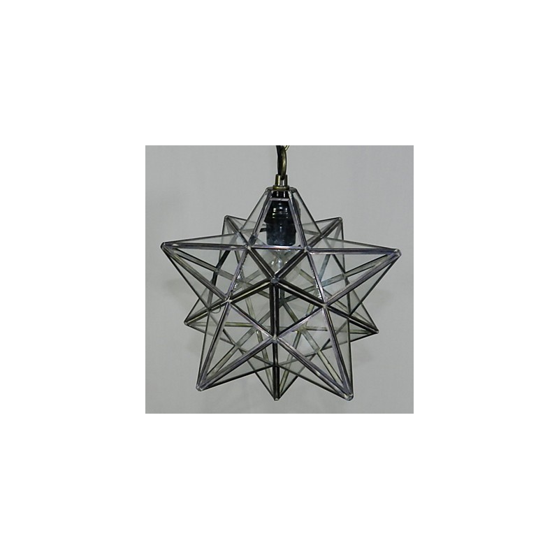Zmluvná a súčasná lustrová lampa Pentagon Star Light