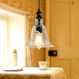 Európsky zmluvný loftový sklenený luster Bell