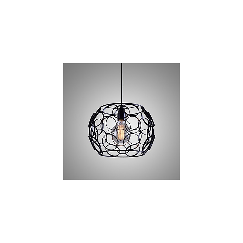 Kreatívna zmluvná severská lampa z tepaného železa s jednou hlavou