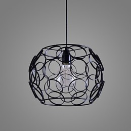 Kreatívna zmluvná severská lampa z tepaného železa s jednou hlavou