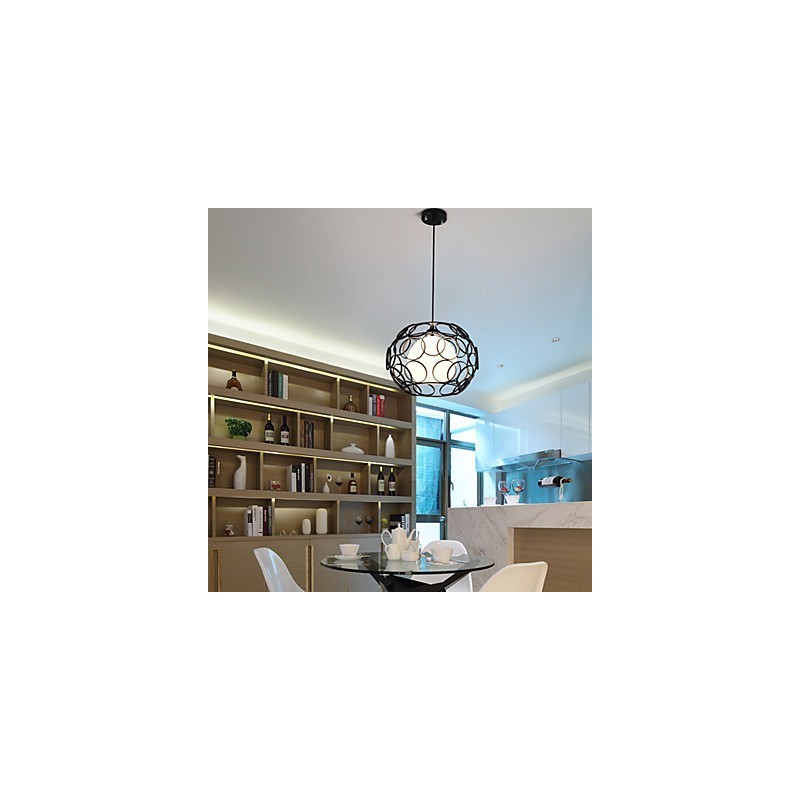 Kreatívna zmluvná severská lampa z tepaného železa s jednou hlavou