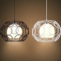Kreatívna zmluvná severská lampa z tepaného železa s jednou hlavou