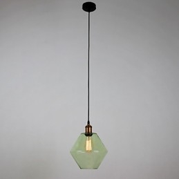 Sklenený 1 svetelný umelecký minimalistický prívesok