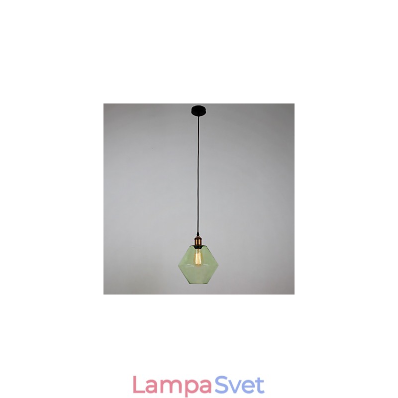 Sklenený 1 svetelný umelecký minimalistický prívesok