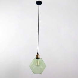 Sklenený 1 svetelný umelecký minimalistický prívesok