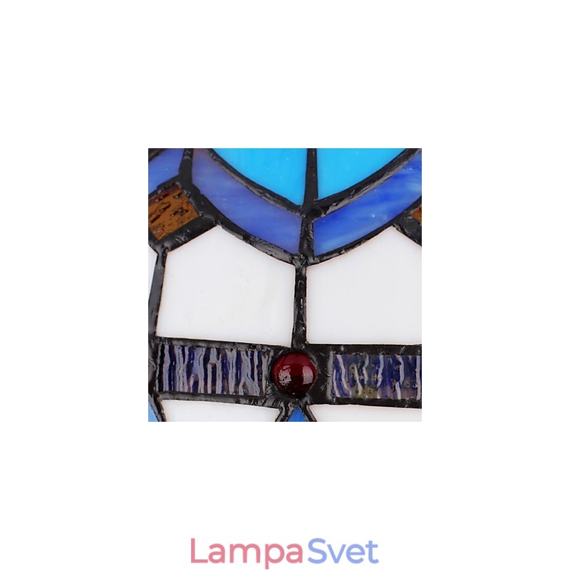 Luster z farebného skla pre európske vidiecke výtvarné umenie, ktorý obnovuje staré spôsoby svetla lampy