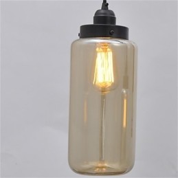 Americký retro minimalistický jednosklený luster