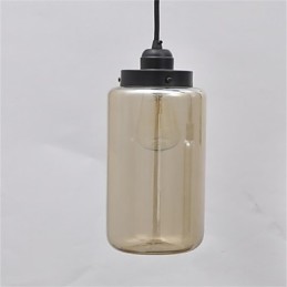 Americký retro minimalistický jednosklený luster