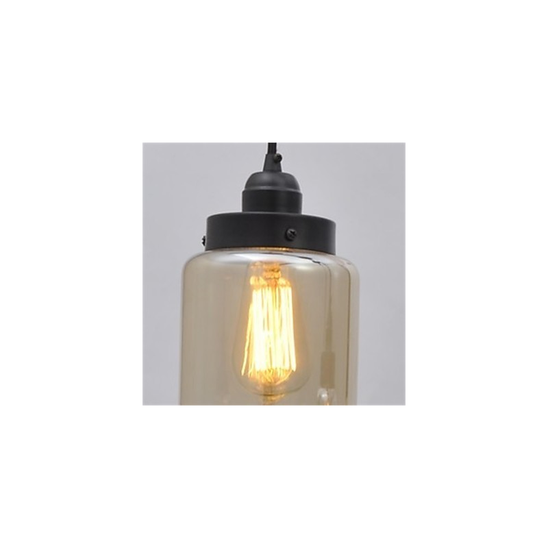 Americký retro minimalistický jednosklený luster