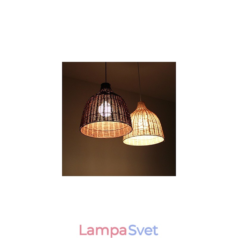 Vidiecky štýl Cany Art Creative Hand Made By The Cane Make Up Droplight Lamp