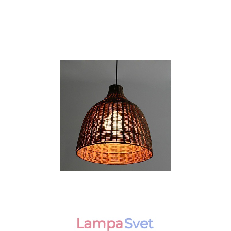 Vidiecky štýl Cany Art Creative Hand Made By The Cane Make Up Droplight Lamp