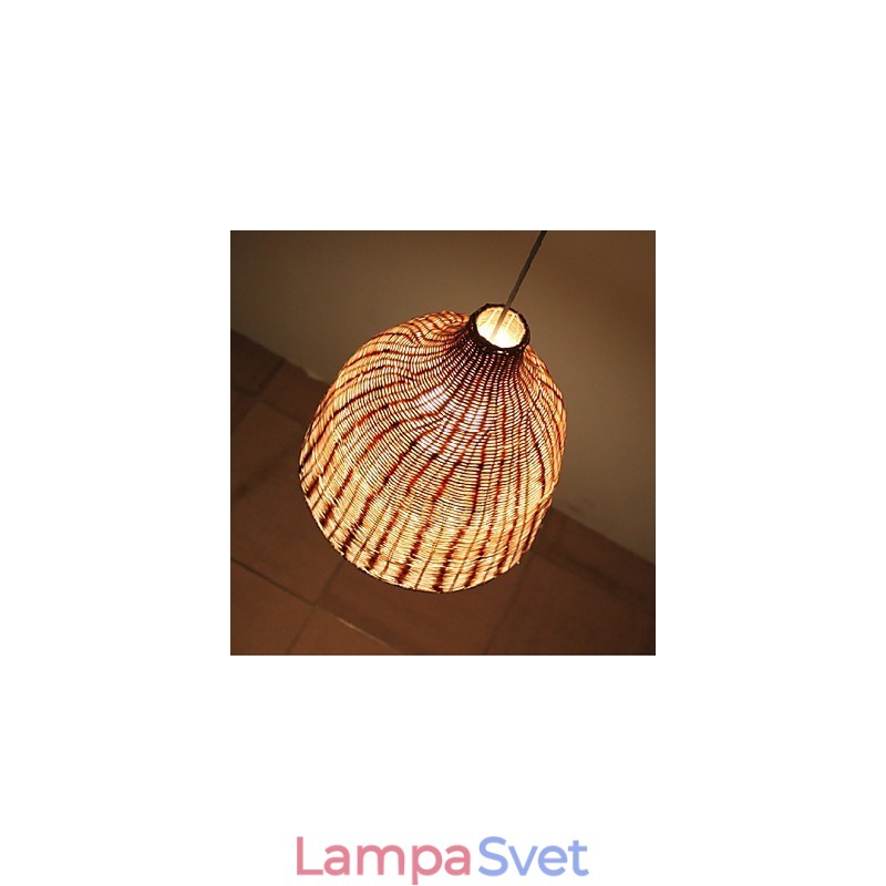 Vidiecky štýl Cany Art Creative Hand Made By The Cane Make Up Droplight Lamp