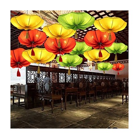 Umenie z látky Romantická imitácia klasickej Droplight Juhovýchodnej Ázie Lotus Lucern Lamp Light Umenie z látky Romantická imitácia klasickej Droplight Juhovýchodnej Ázie Lotus Lucern Lamp Light