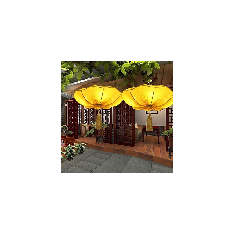 Umenie z látky Romantická imitácia klasickej Droplight Juhovýchodnej Ázie Lotus Lucern Lamp Light