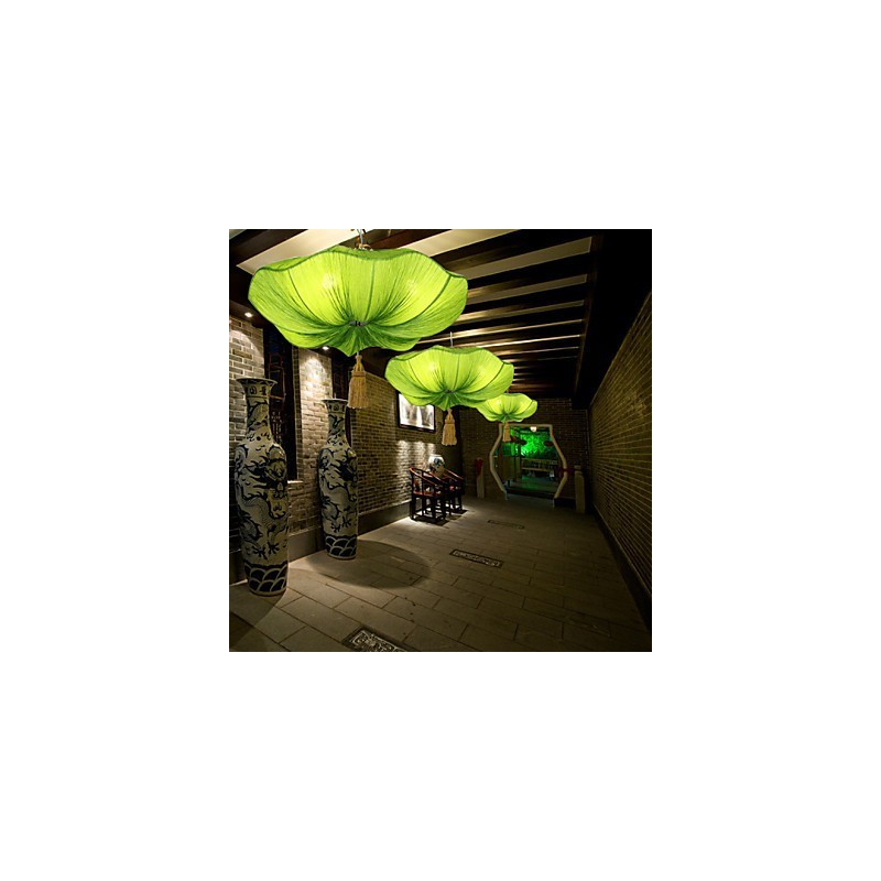 Umenie z látky Romantická imitácia klasickej Droplight Juhovýchodnej Ázie Lotus Lucern Lamp Light