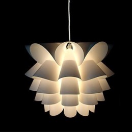 Súčasná a zmluvná lampa Nordic Idea White Lotus Droplight