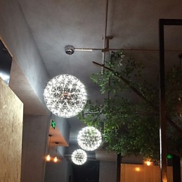 Súčasný luster Kreatívne kruhové Droplight Lamp Light