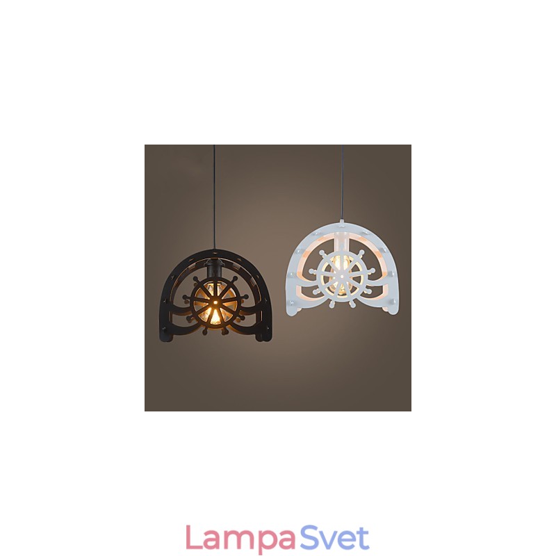 Retro klasické kovové stropné svietidlá Jednoduché závesné svietidlá Závesná kaviarenská lampa