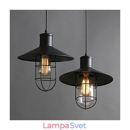 Lustrová lampa s jednou hlavou do vtáčej klietky Lustrová lampa s jednou hlavou do vtáčej klietky