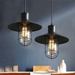Lustrová lampa s jednou hlavou do vtáčej klietky