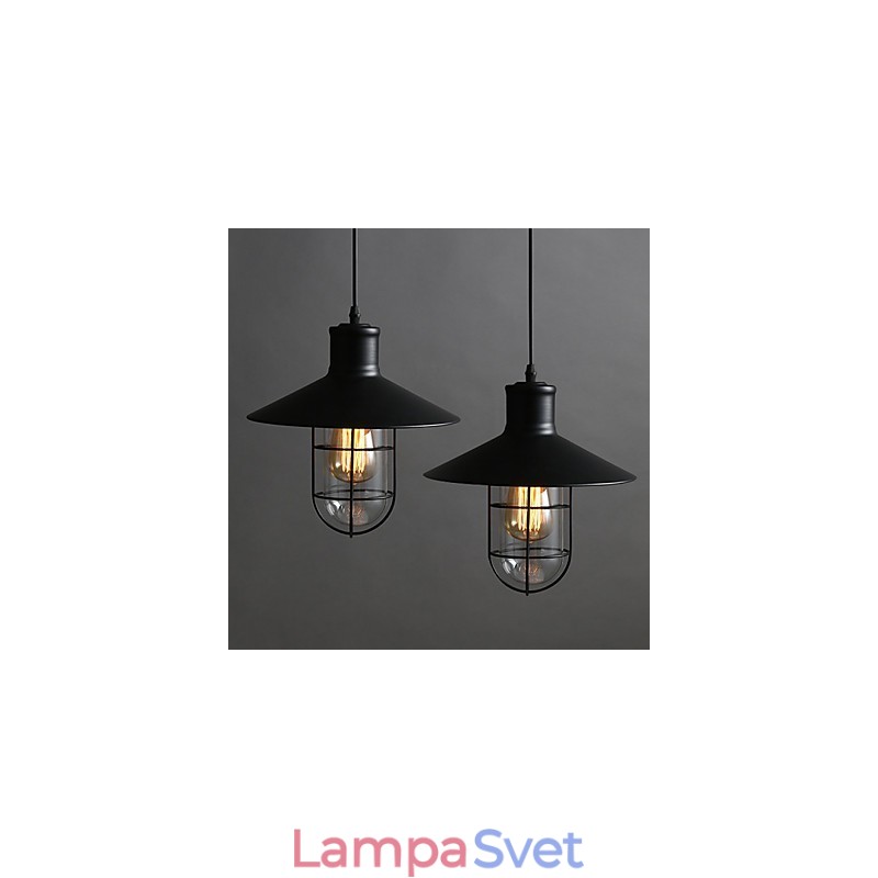 Lustrová lampa s jednou hlavou do vtáčej klietky