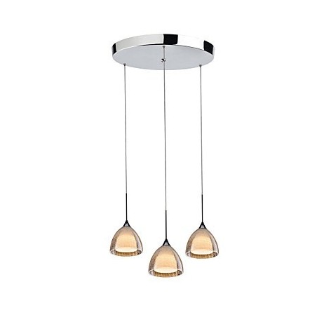 3 Svetlý Dvojvrstvový prívesok Island Light Crack Glass Leštený chróm 3 Svetlý Dvojvrstvový prívesok Island Light Crack Glass Leštený chróm