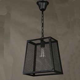 Net Cover Retro Industrial Wind Cafe tepaný luster Lron